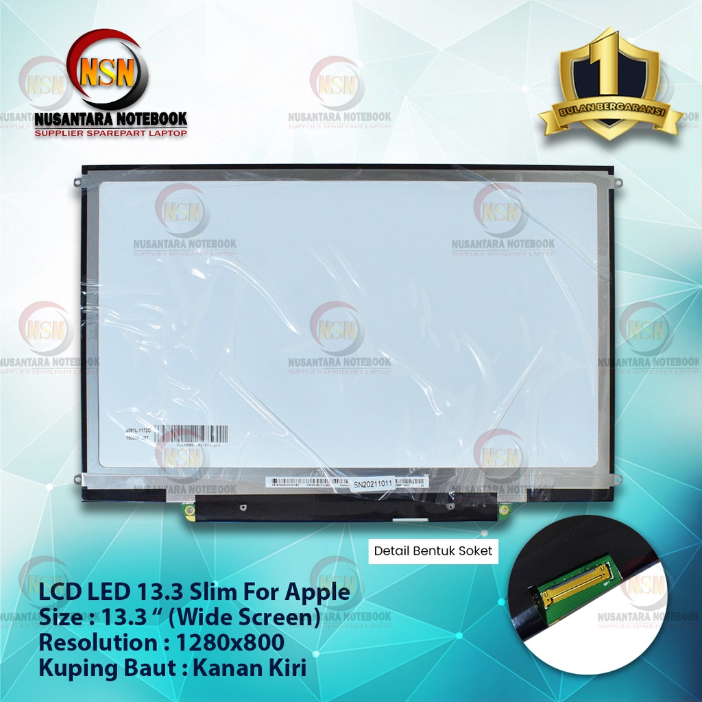 Jual LCD LED Layar 13.3 SLIM FOR Macbook A1278 | Shopee Indonesia