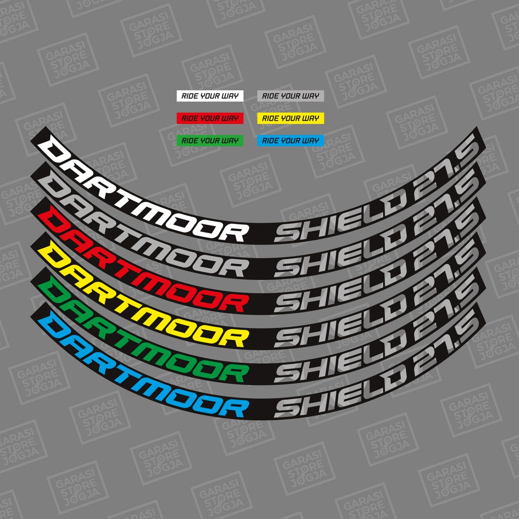 Jual Decal Stiker Rims Dartmore Shield | Shopee Indonesia
