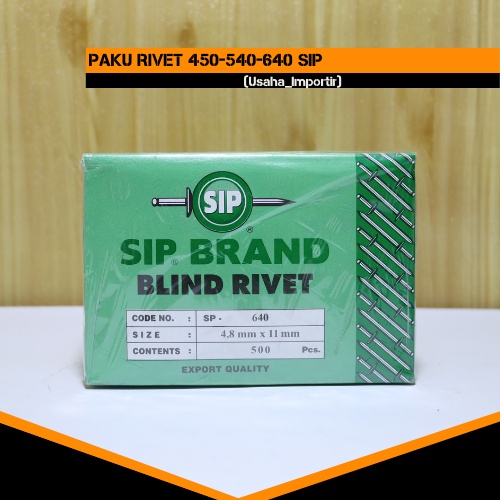 Jual Paku Rivet SIP Brand Original Blind Rifet Paku Tembak SIP Paku ...