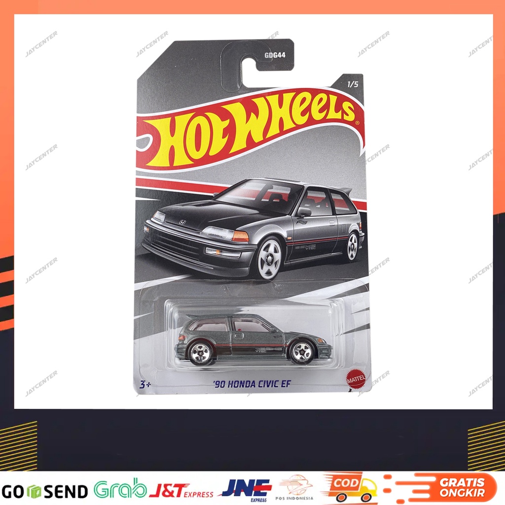 Jual Hot Wheels Honda Civic Anniversary Series Ef Hitam Shopee Indonesia