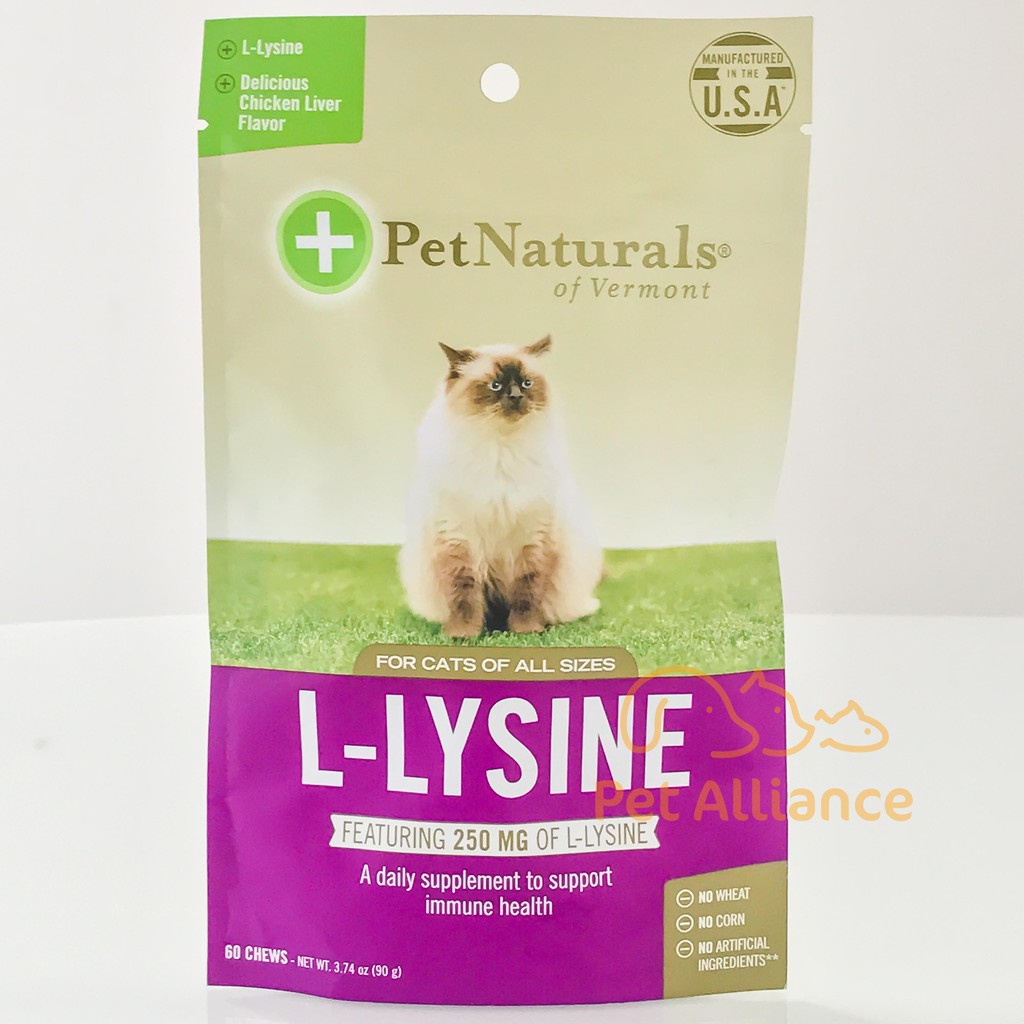 Jual PET NATURALS LLysine For Cats Vitamin Lysine Kucing (USA