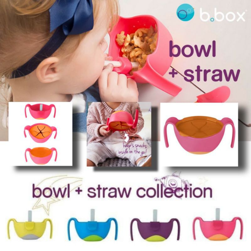 Jual B.BOX BOWL AND STRAW - BBOX MANGKOK +SEDOTAN - BBOX SNACK HOLDER ...