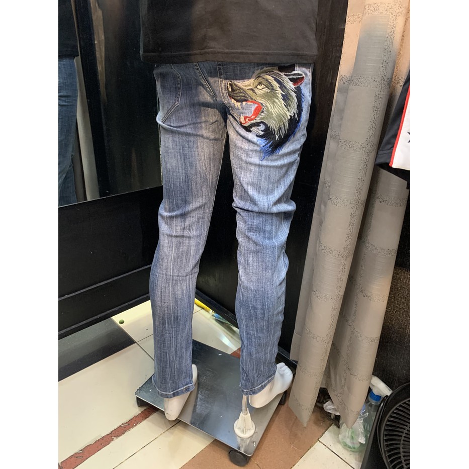 Gucci store wolf jeans