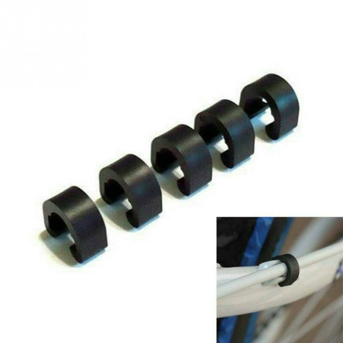 Jual HIGHT CLASS KLEM KABEL FRAME / KLEM KABEL SEPEDA / CLIP CABLE ...