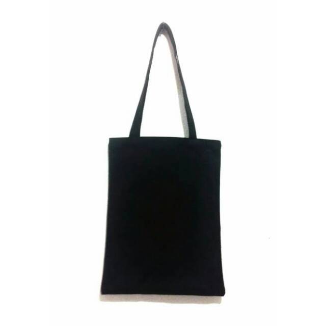 Totebag polos hitam