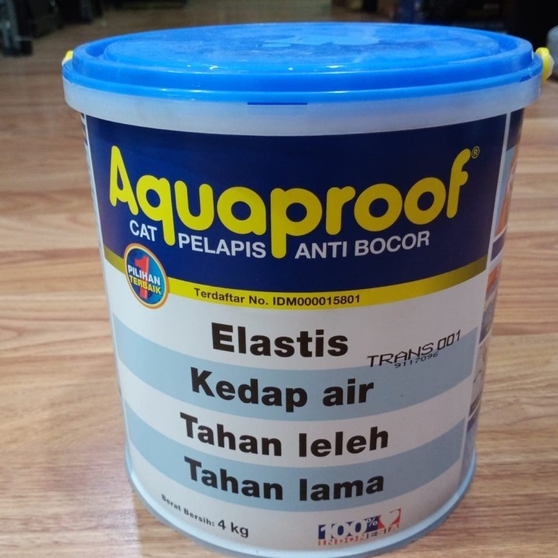 Jual Aquaproof Cat Pelapis Anti Bocor Galon 4 Kg Waterproofing Transparan Shopee Indonesia 7115