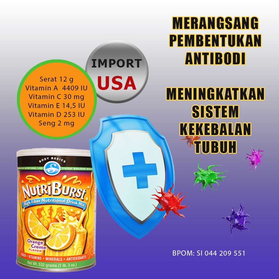 Jual Nutriburst - Vitamin Imun Anak - Vitamin C-A-D Dan Mineral ...