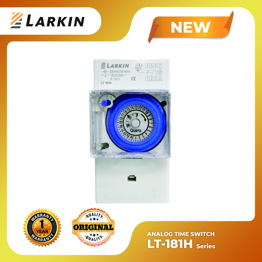 Jual Timer Analog 24 Hour Battery Backup Larkin LT-181H | Shopee Indonesia