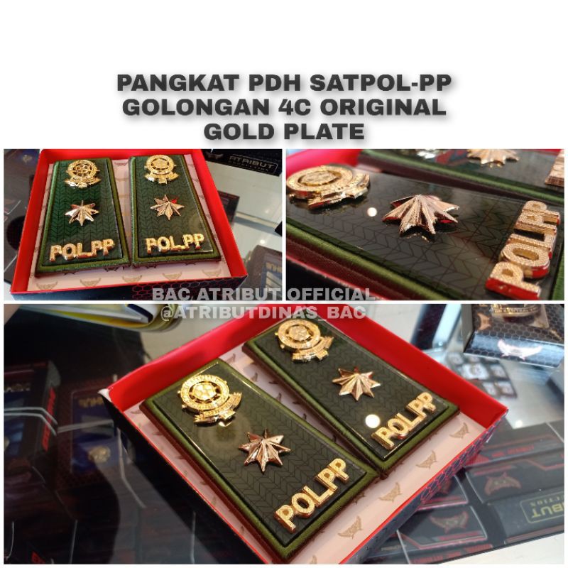 Jual Pangkat Pdh Satpol Pp Golongan C Pangkat Pol Pp Golongan C Exclusive Shopee Indonesia