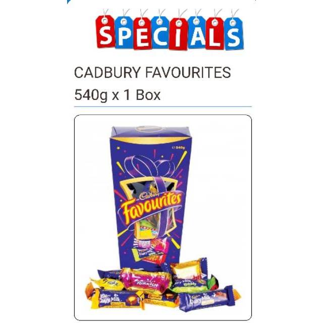 Jual Cadbury Favourites 373g 540g 820g Mini Blocks Mixed Chocolates
