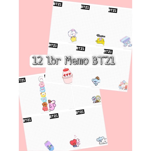 Jual Memo Pad BT21 | Shopee Indonesia