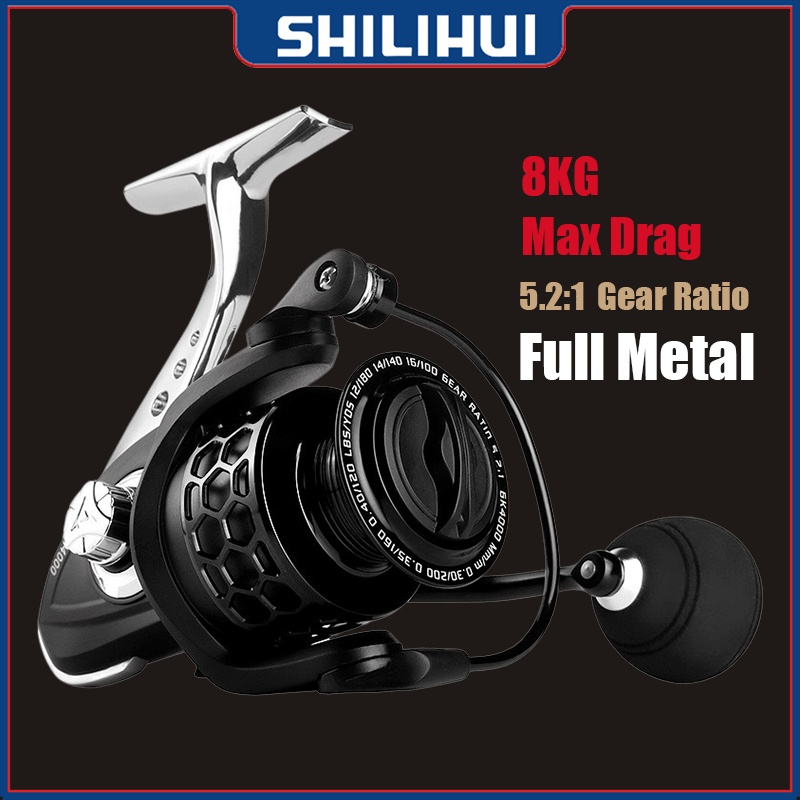 Jual SHILIHUI Rill Pancing Laut Max Drag 8KG 5.2: 1 Full Metal Body ...