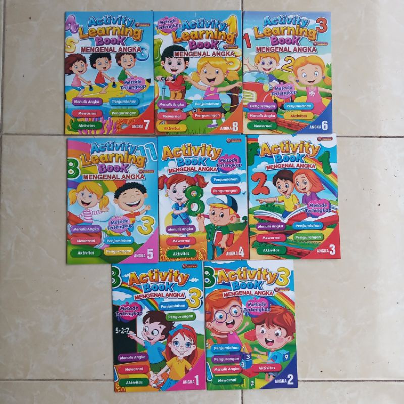 Jual Buku Belajar Mengenal Angka Berwarna | Shopee Indonesia