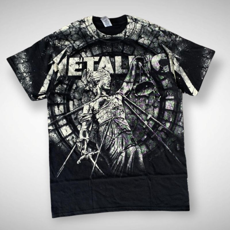 Jual KAOS BAND OFFICIAL METALLICA - STONED JUSTICE ( ALL OVER ...