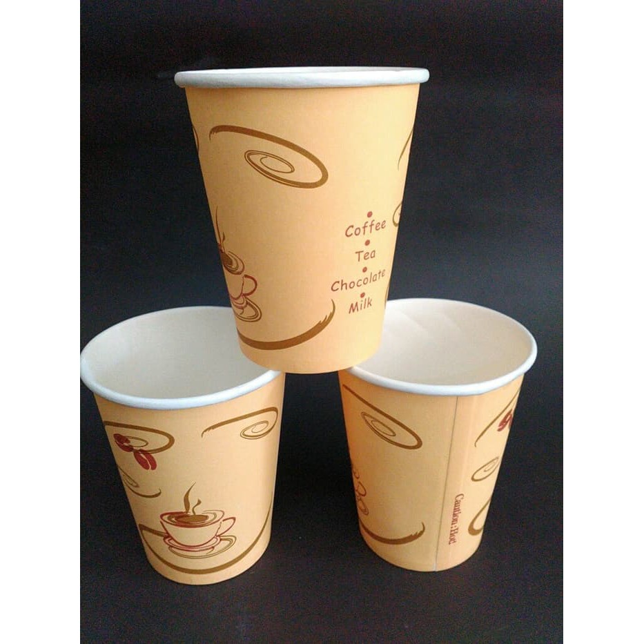 Jual Paper Cup 8oz isi 50pc Hot Gelas Kopi Teh Grosir vnl1564 | Shopee ...