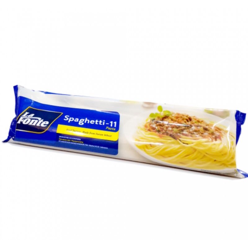 Jual La Fonte Spaghetti -11 pasta 450GR | Shopee Indonesia