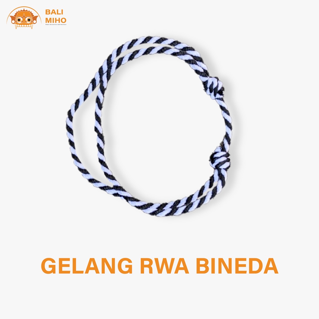 Jual Gelang Rwa Bhineda Polyester - Gelang Hitam Putih - Gelang Rwa ...