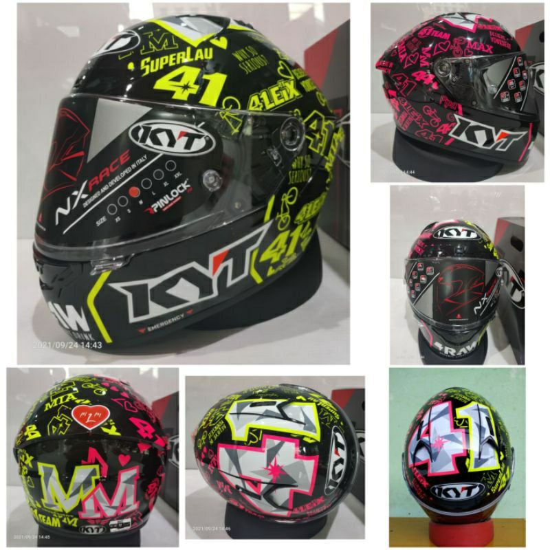 Jual Helm Kyt Nx Race Aleix Espargaro Full Face Very Limited Special Edition Shopee Indonesia