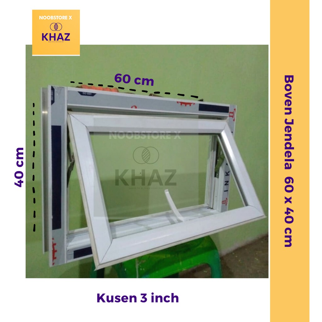 Jual Jendela Lubang Angin / Boven Kaca / Jendela Kecil 60 X 40 Cm ...