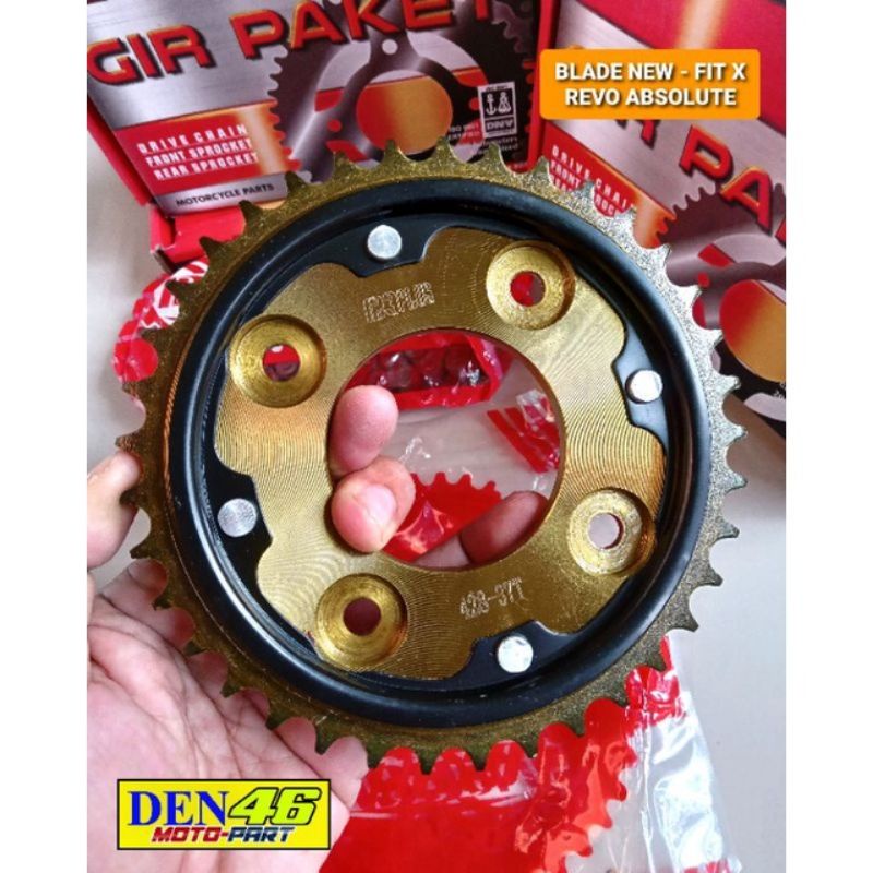 Jual Gear Gir Rantai Set Paket Honda BLADE NEW / REVO ABSOLUTE / FIT X ...