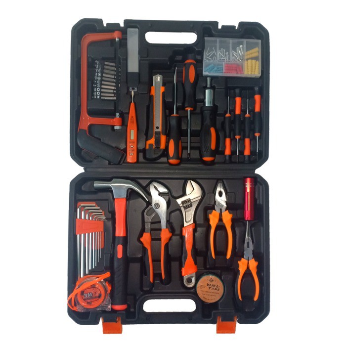 Jual JLD MS-A-102 TOOLKIT SET 102 pcs TOOL KIT pertukangan HAND TOOLS ...