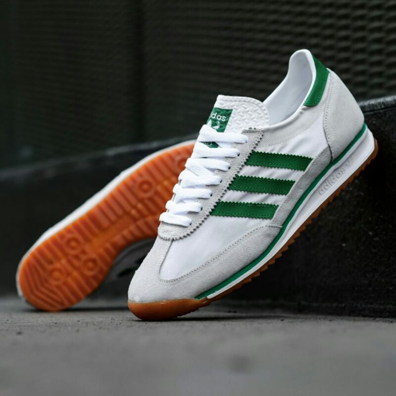 Jual ADIDAS SL72 WHITE GREEN GUM | Shopee Indonesia