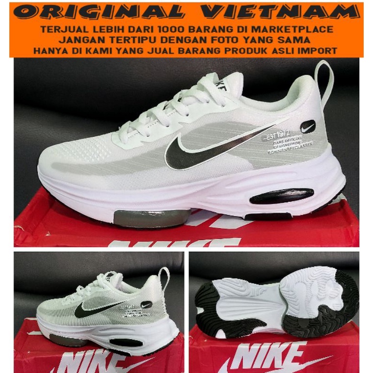 Sepatu Nike Zoom Import Cowok - Sepatu Running - Sepatu Sekolah - Sepatu  Sneakers Nike Flyknit - Sepatu Jogging