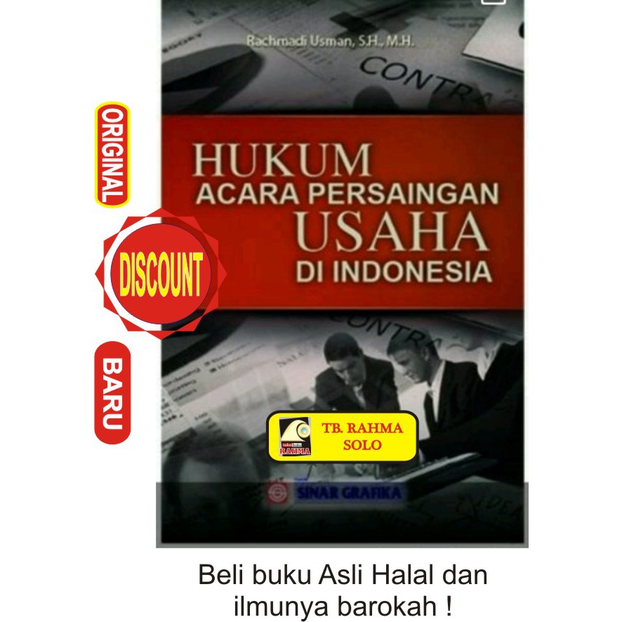 Jual Hukum Acara Persaingan Usaha Di Indonesia Rachmadi Usman Sinar ...