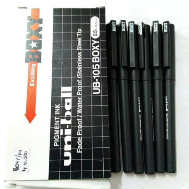 Jual Bolpoin Uni-ball UB-105 / Boxy -001p Mitsubishi | Shopee Indonesia