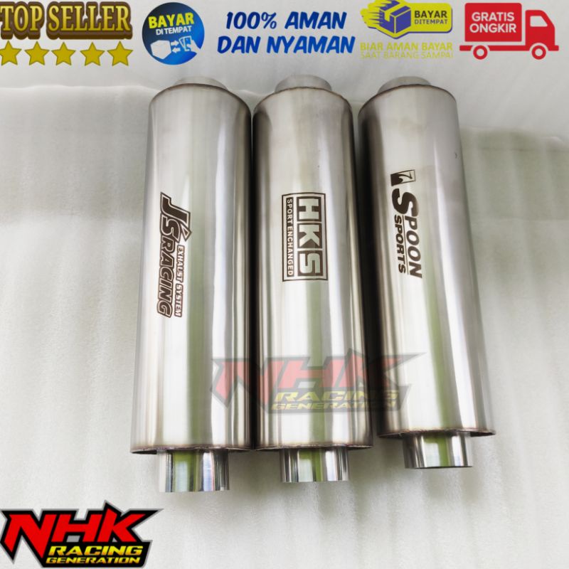Jual RESONATOR MOBIL RACING RESONATOR MANUAL RESONATOR MATIC STAINLES ...