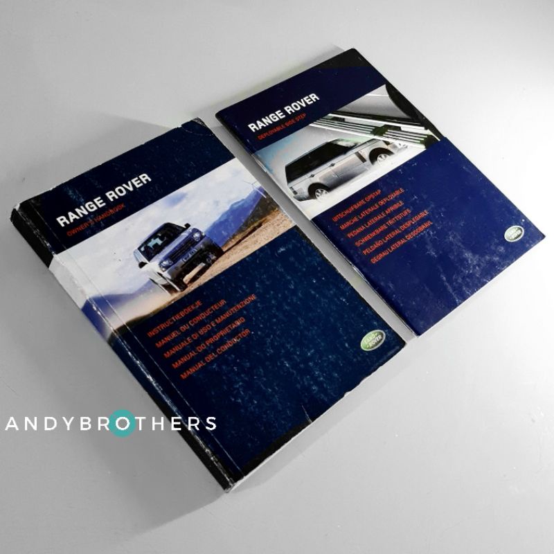 Jual Buku Owners Handbook Manual Book LAND - RANGE ROVER VOGUE 2002-05 ...
