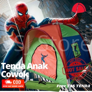 Promo SALE MURAH MAINAN ANAK TENDA ANAK KEMPING MOTIF SPIDERMAN - LAMPU  HIAS - Kota Tangerang - Relie Kidstore