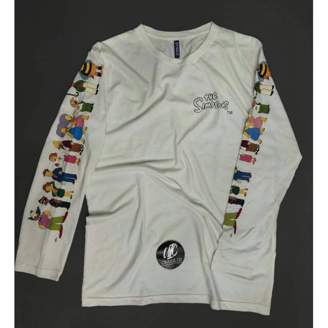 H&m simpsons long sleeve best sale