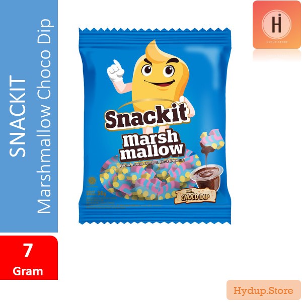 Jual Snackit | Snack it Marshmallow dengan Choco Dip Permen Lembut 7 ...