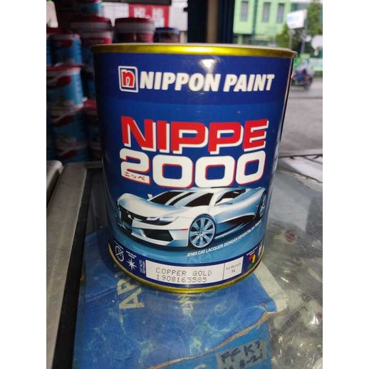 Jual Cat Nippe 2000 Nippon Paint 1 Liter Cooper Gold CAT KENDARAAN
