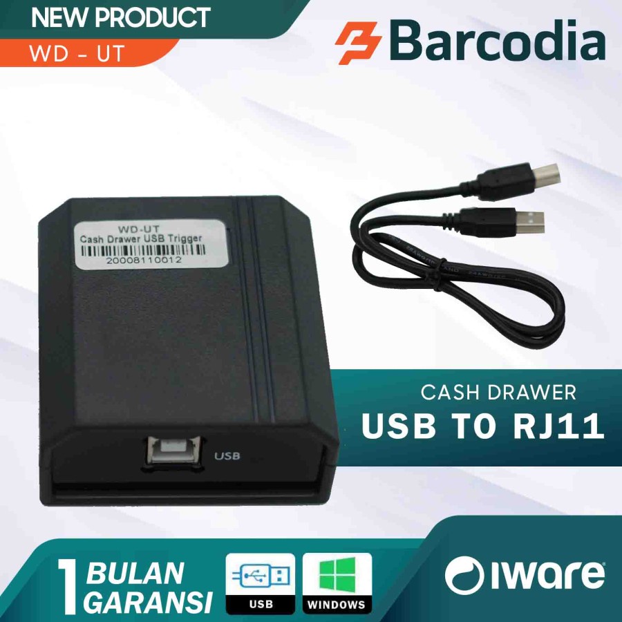 Jual USB Cash Drawer Trigger PRJ-COV-RS (Converter RJ11 to USB ...