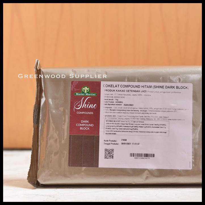 Jual Master Martini Dark Compound Chocolate 1kg Import Shopee