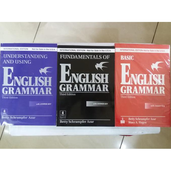 Jual ENGLISH GRAMMAR THIRD EDITION Paket 3 Buku ( BETTY SCHRAMPFER AZAR ...