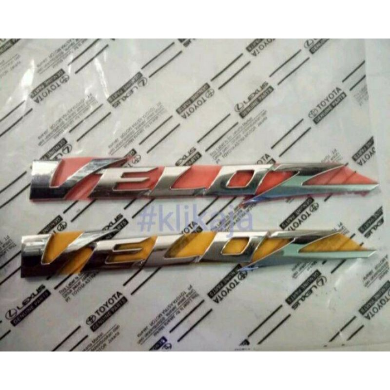 Jual emblem tulisan toyota VELOZ | Shopee Indonesia