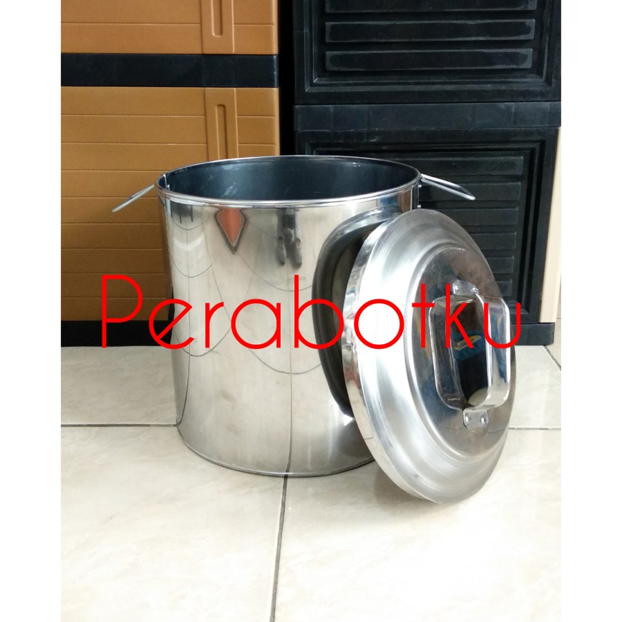 Jual Buleng Stenlis No 32 cm / Panci Bubur Bakso Besar | Shopee Indonesia