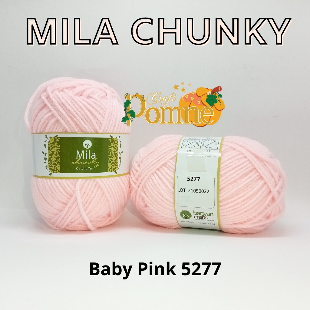 Jual Benang Rajut Mila Chunky Acrylic Braided Yarn Shopee Indonesia