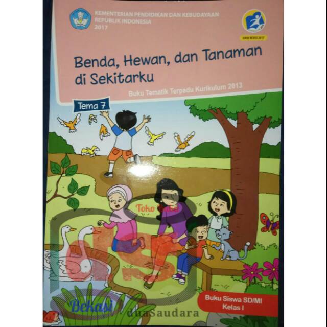 Jual BUKU TEMATIK TERPADU KURIKULUM 2013 EDISI REVISI 2017 UNTUK SISWA ...