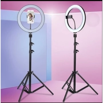 RING LIGHT LED 26CM Lampu 26 Cm Make Up Vlog Lampu Ringlight Tiktok Live Tripod