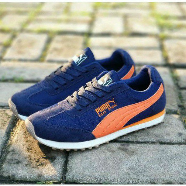 Puma easy rider navy orange best sale