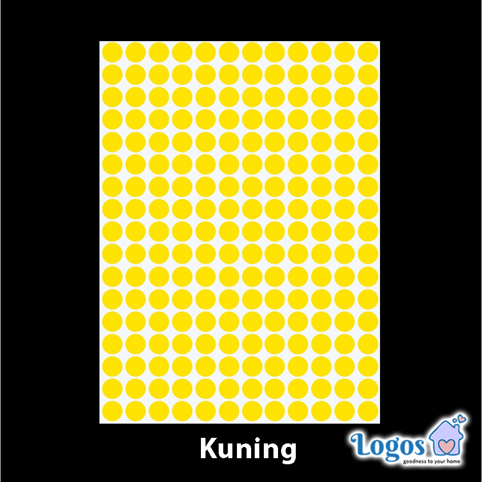 Jual Stiker bulat sticker dot sticker edukasi anak aktivitas montessori ...