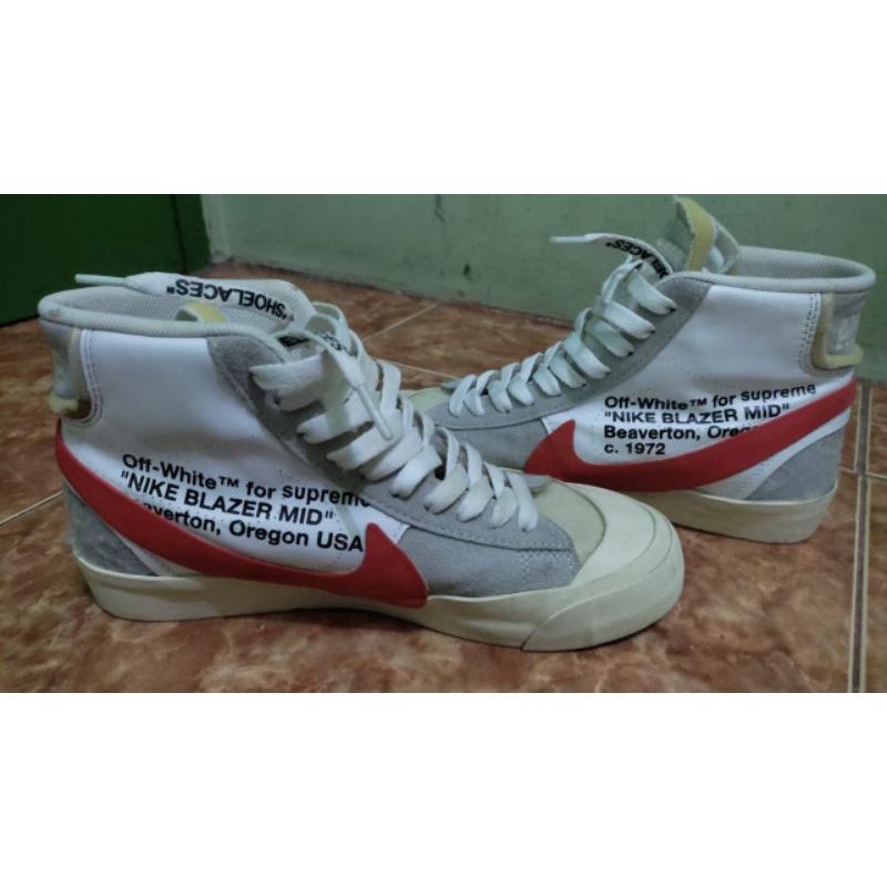 nike blazer off white x supreme