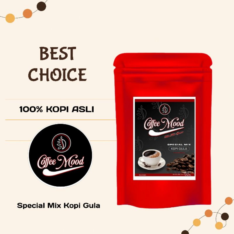 Jual Kopi Asli Kopi Gula Special Mix Khas Jawa Barat Kemasan 100 Gram