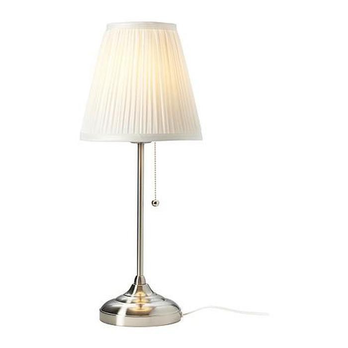 Jual ASTRID Lampu Meja, Dilapisi Nikel, Putih 55cm | Shopee Indonesia