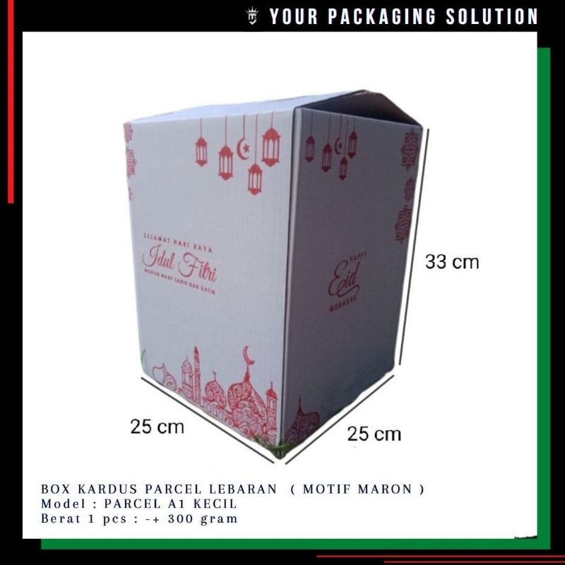 Jual BOX PARCEL 25x25x33 / PARCEL LEBARAN/KARTON/HAMPERS/IDULFITRI ...