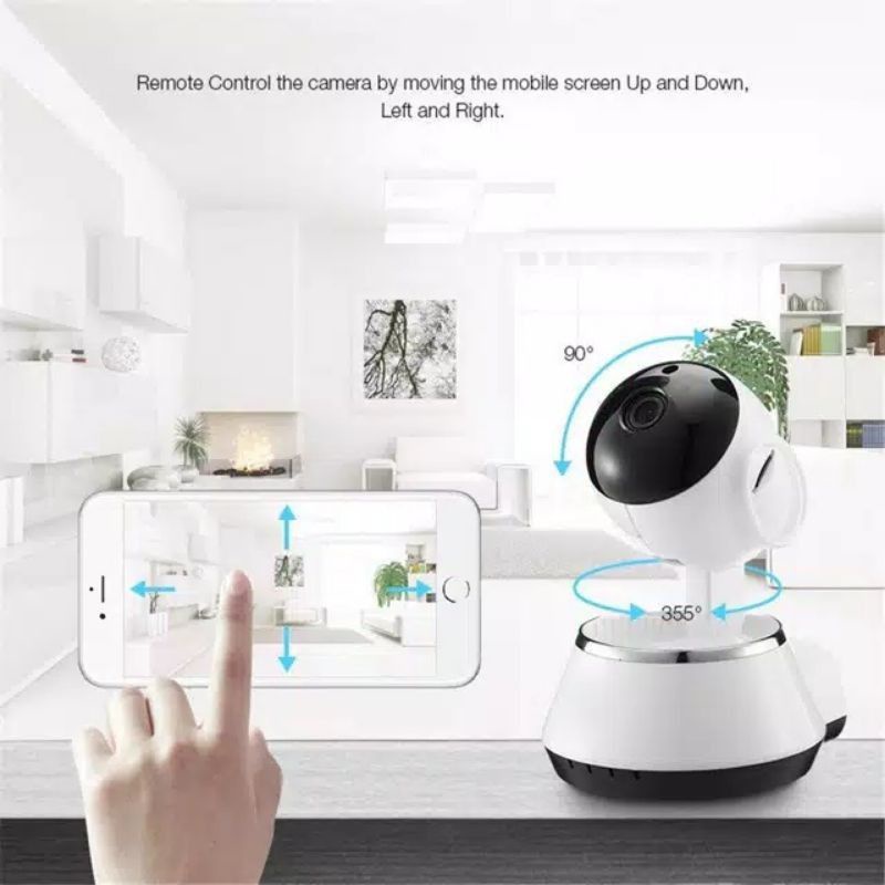 Jual Cctv IP WiFi Smart Kamera Robot 5 Mp HD 1080p IP CAM V380 Pro ...